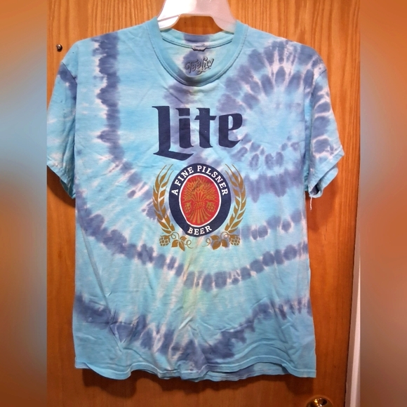 Other - Tie-Dye Lite Beer T-Shirt Mens XL
